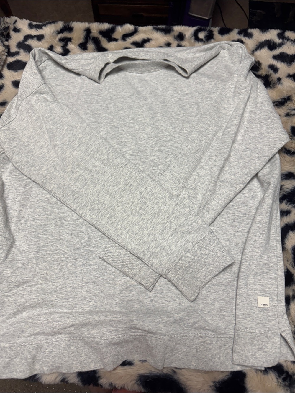 Vuori Heather Gray Pullover Sweatshirt